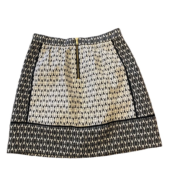 J Crew Textured Block Print Graphic Mini Skirt - Picture 4 of 9
